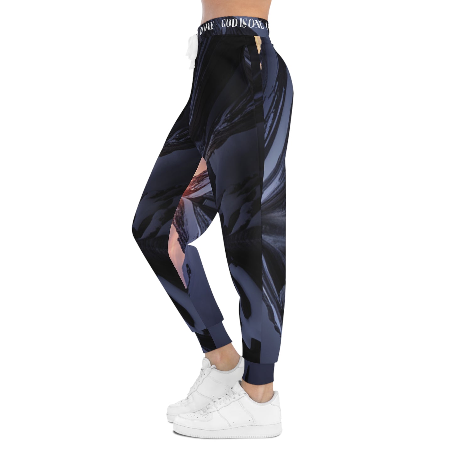 Athletic Joggers (AOP) Heren Bottoms God Is One 08