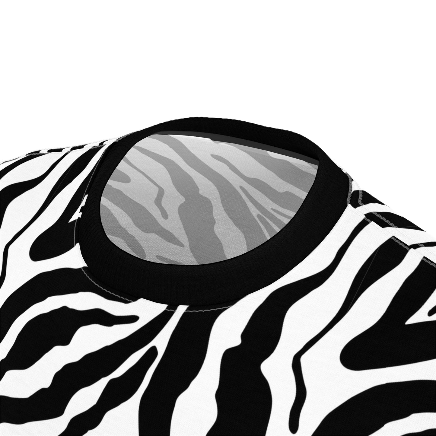 Heren & Dames Cut & Sew Tee Zebra Allover print