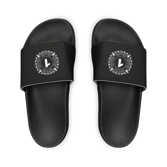 Heren & Dames PU Slide Sandals God Is One 09