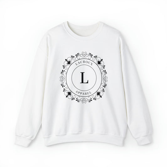 Heren & Dames Heavy Blend Crewneck Sweatshirt 'Lacroux Logo'