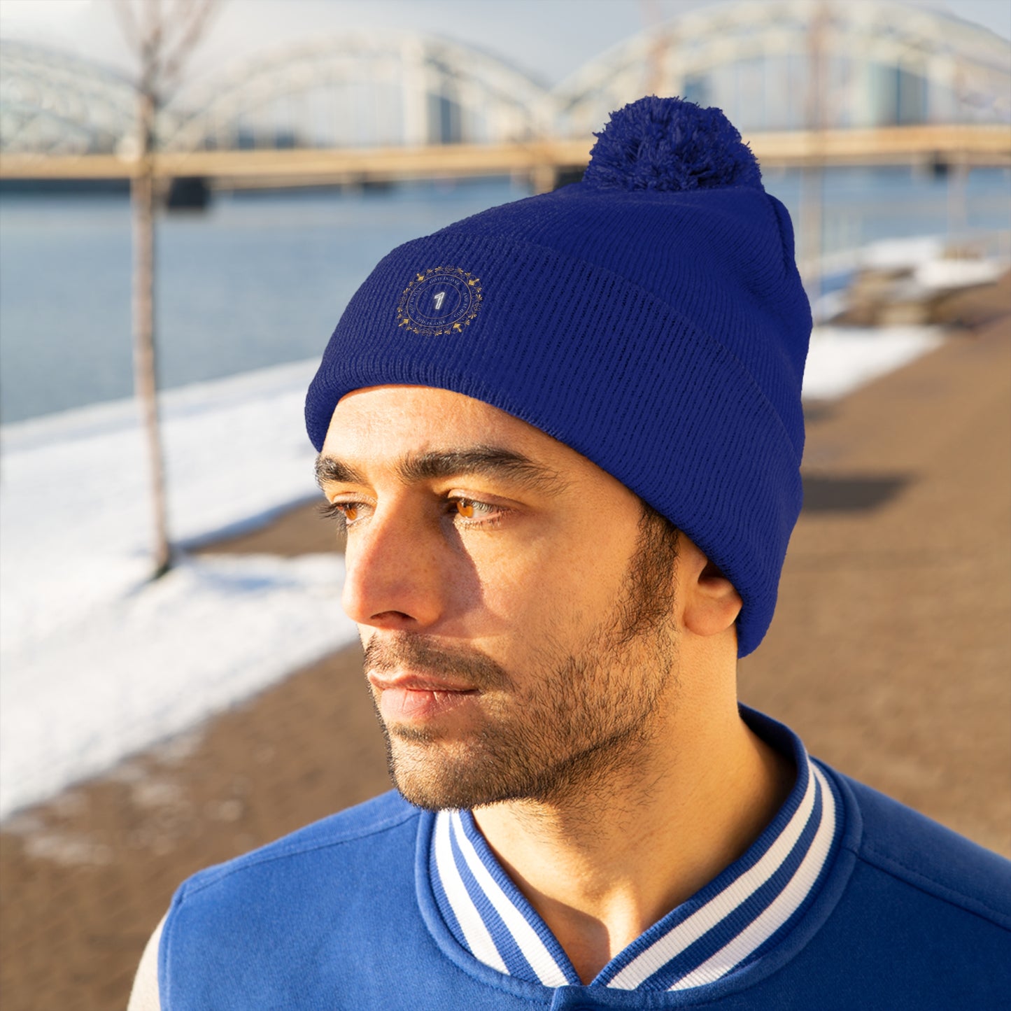 Pom Pom Beanie  - Head wear (God is One) 11