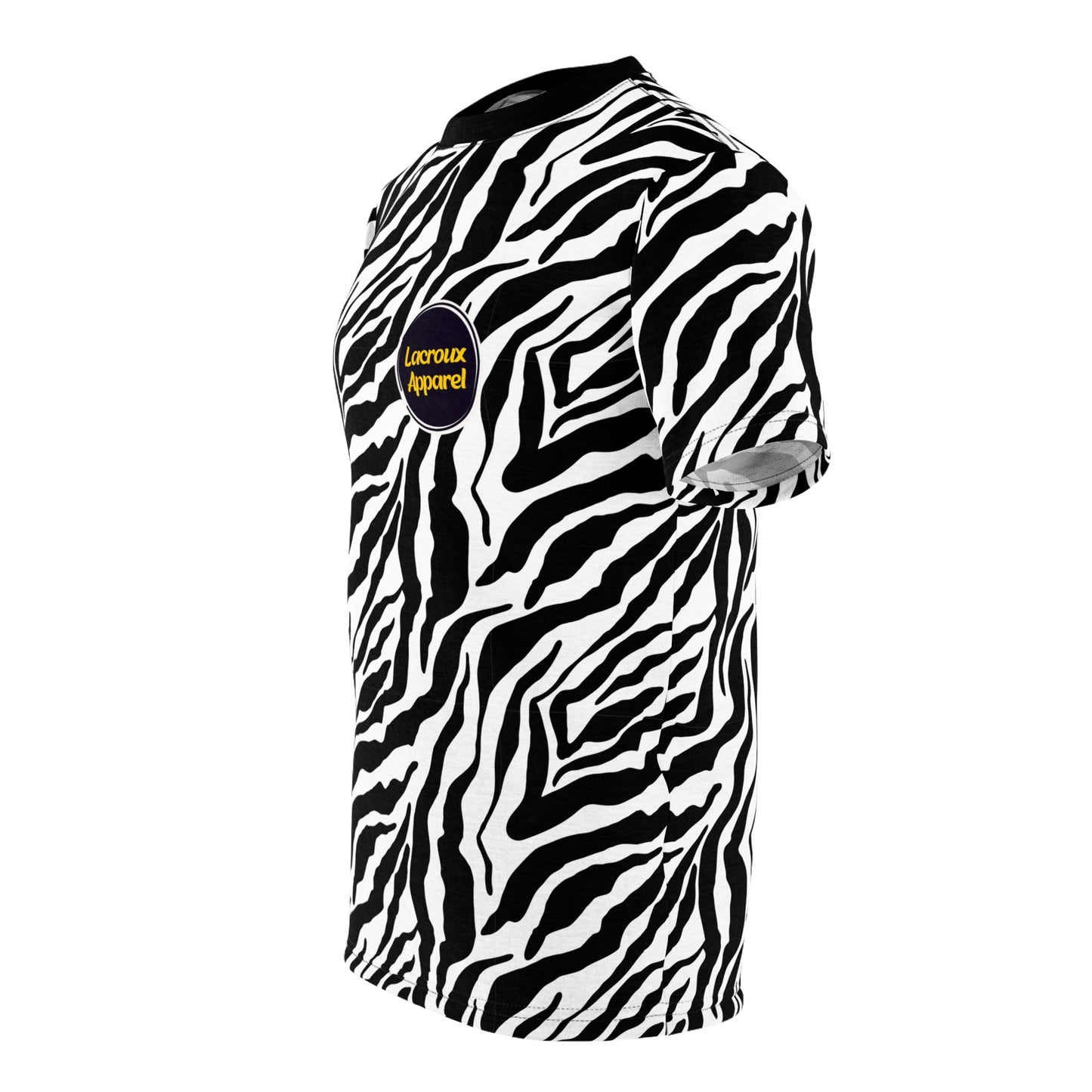 Heren & Dames Cut & Sew Tee Zebra Allover print