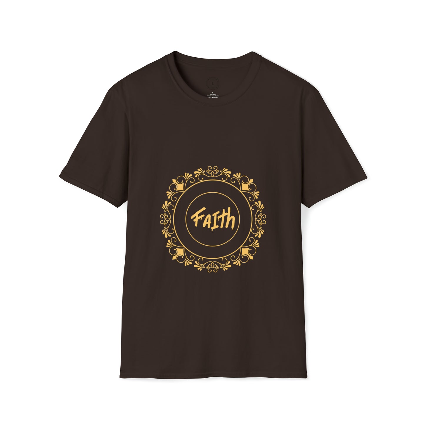 Heren & Dames Softstyle T-Shirt God is One 08