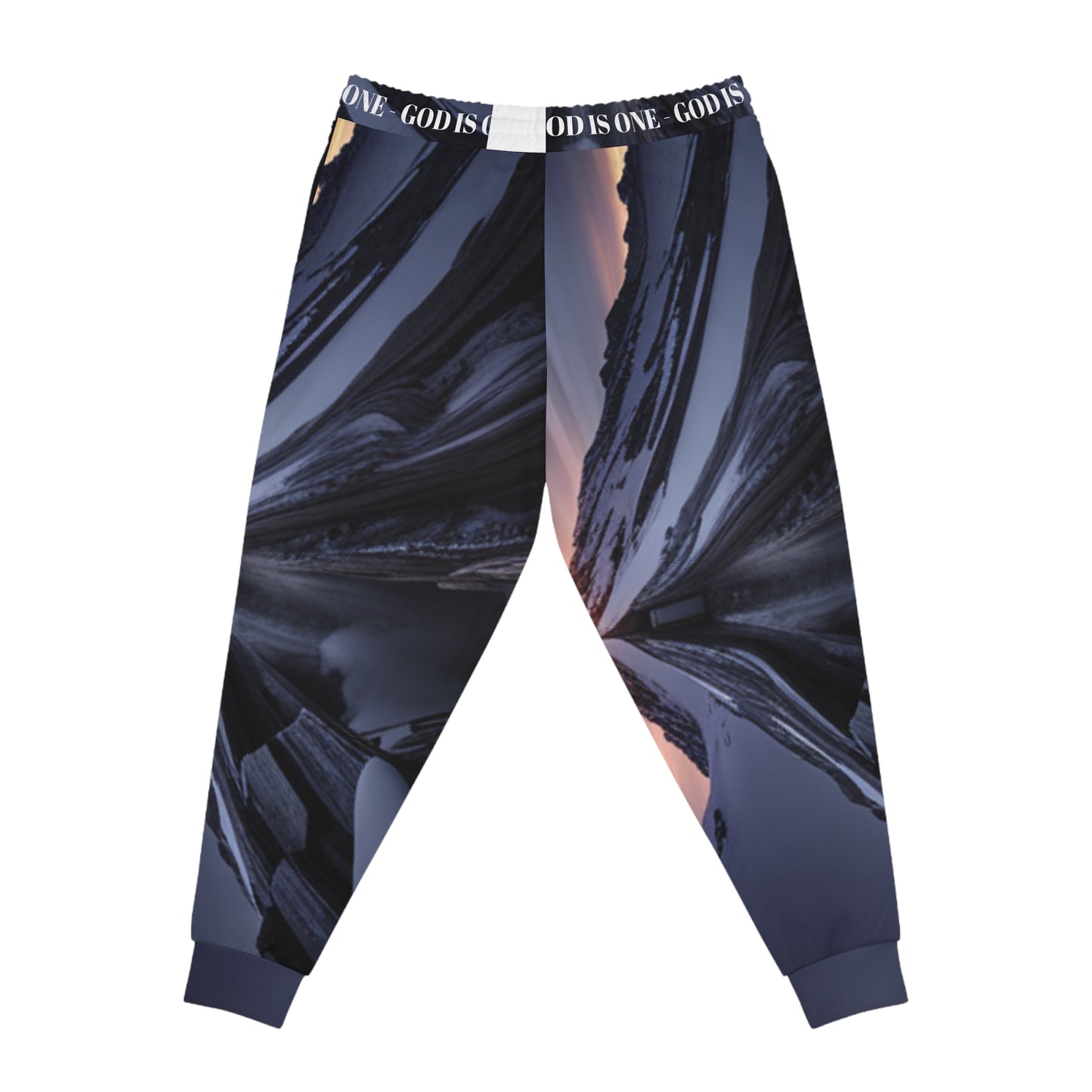 Athletic Joggers (AOP) Heren Bottoms God Is One 08