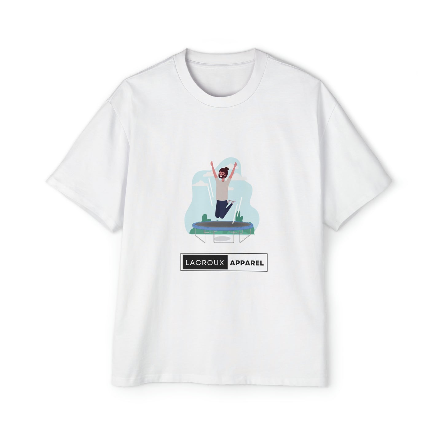Heren Heavy Oversized Tee Trampoline The Child In Me 09