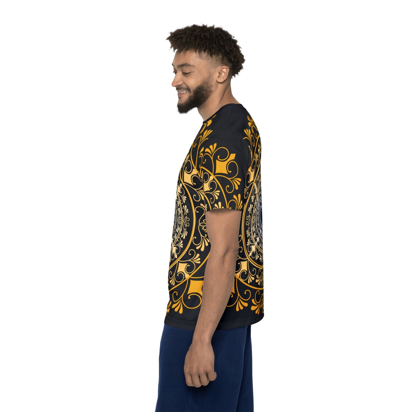 Heren Sports Jersey (AOP) Lacroux Logo Collection Sunburst