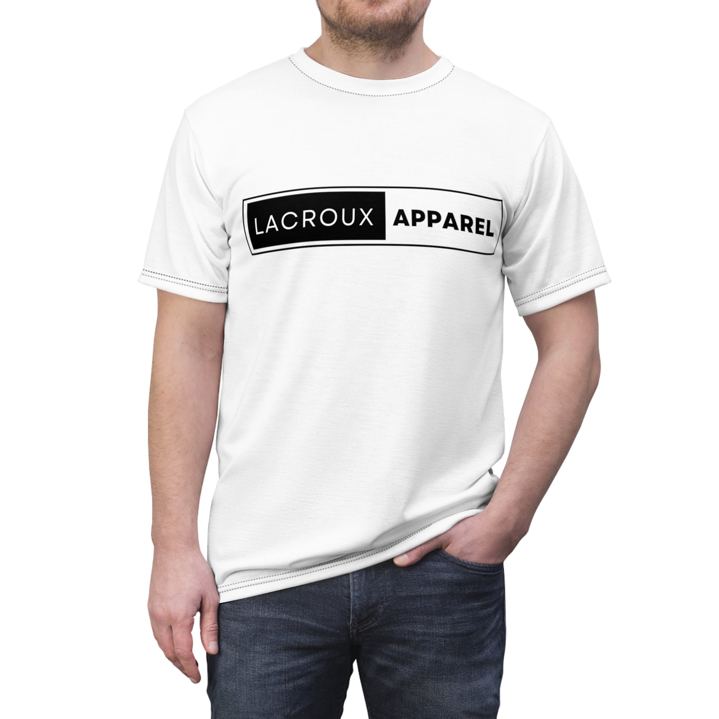 Heren & Dames Cut & Sew Tee (AOP) Logo Collection