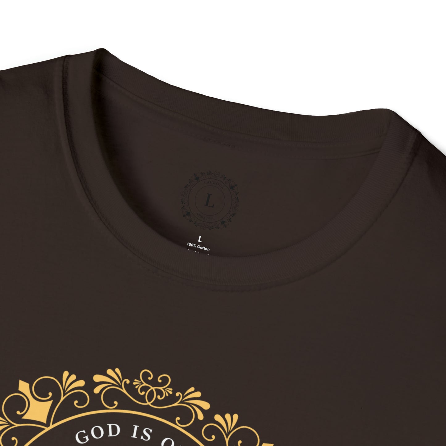 Heren & Dames Softstyle T-Shirt God is One 01
