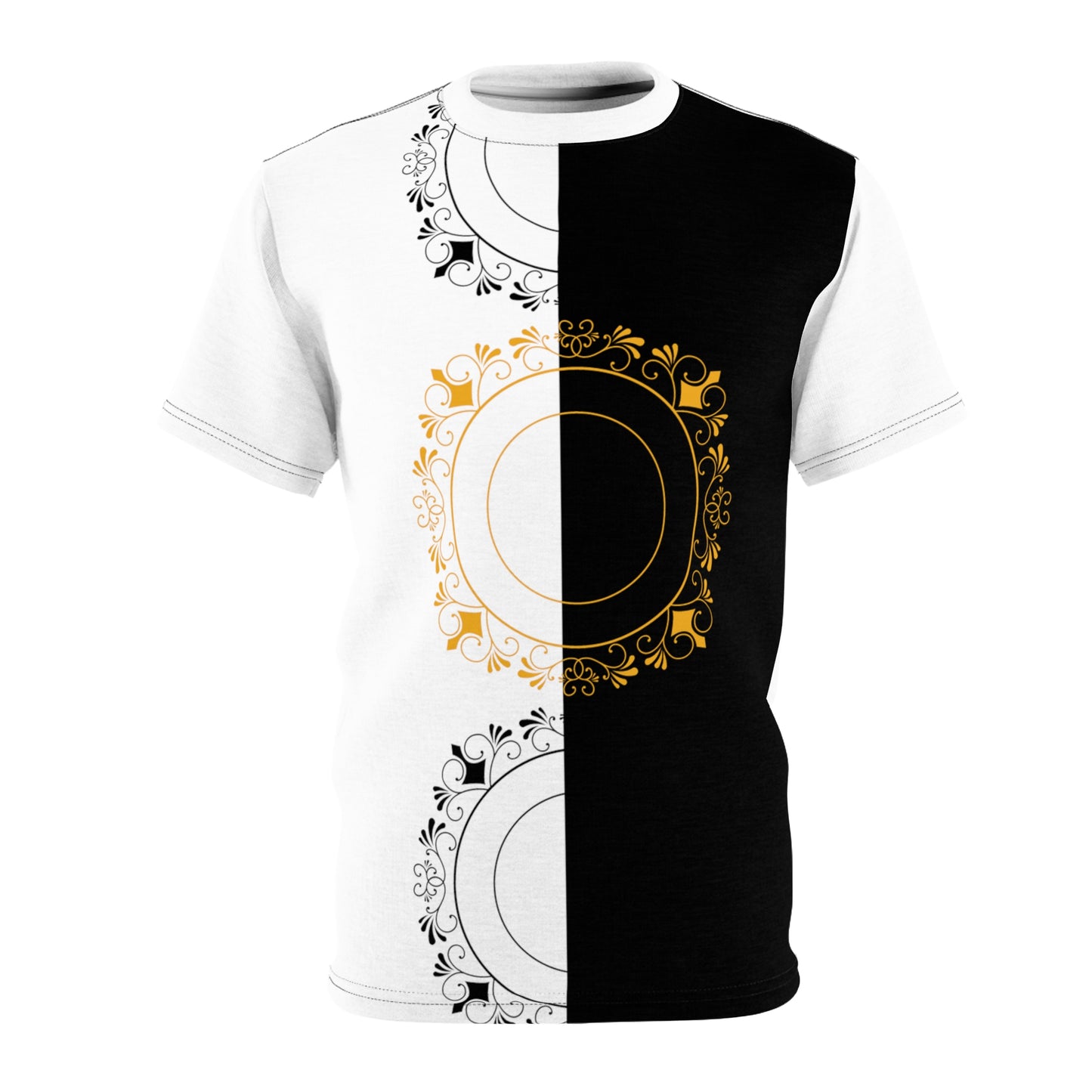 Heren & Dames Cut & Sew Tee (AOP) Logo Identity Collection