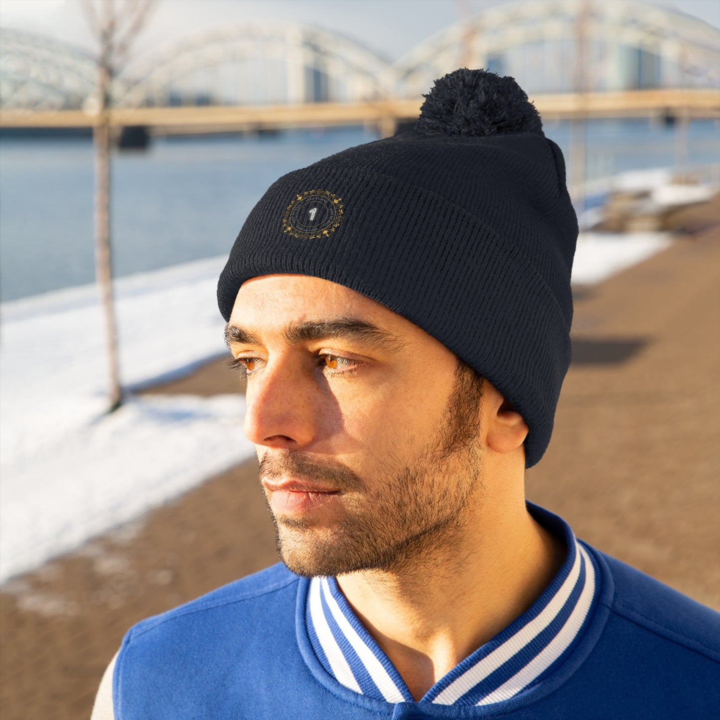 Pom Pom Beanie  - Head wear (God is One) 11