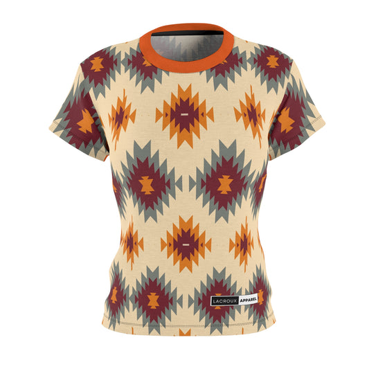 Dames Cut & Sew Tee Navajo 2 Allover print