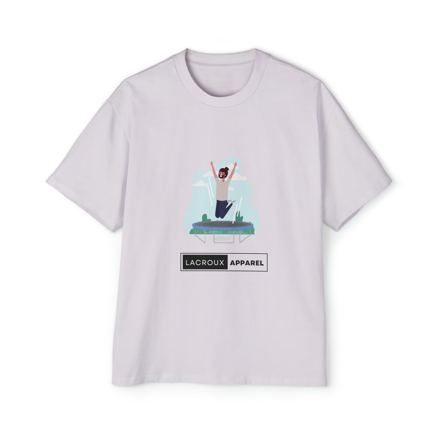 Heren Heavy Oversized Tee Trampoline The Child In Me 09