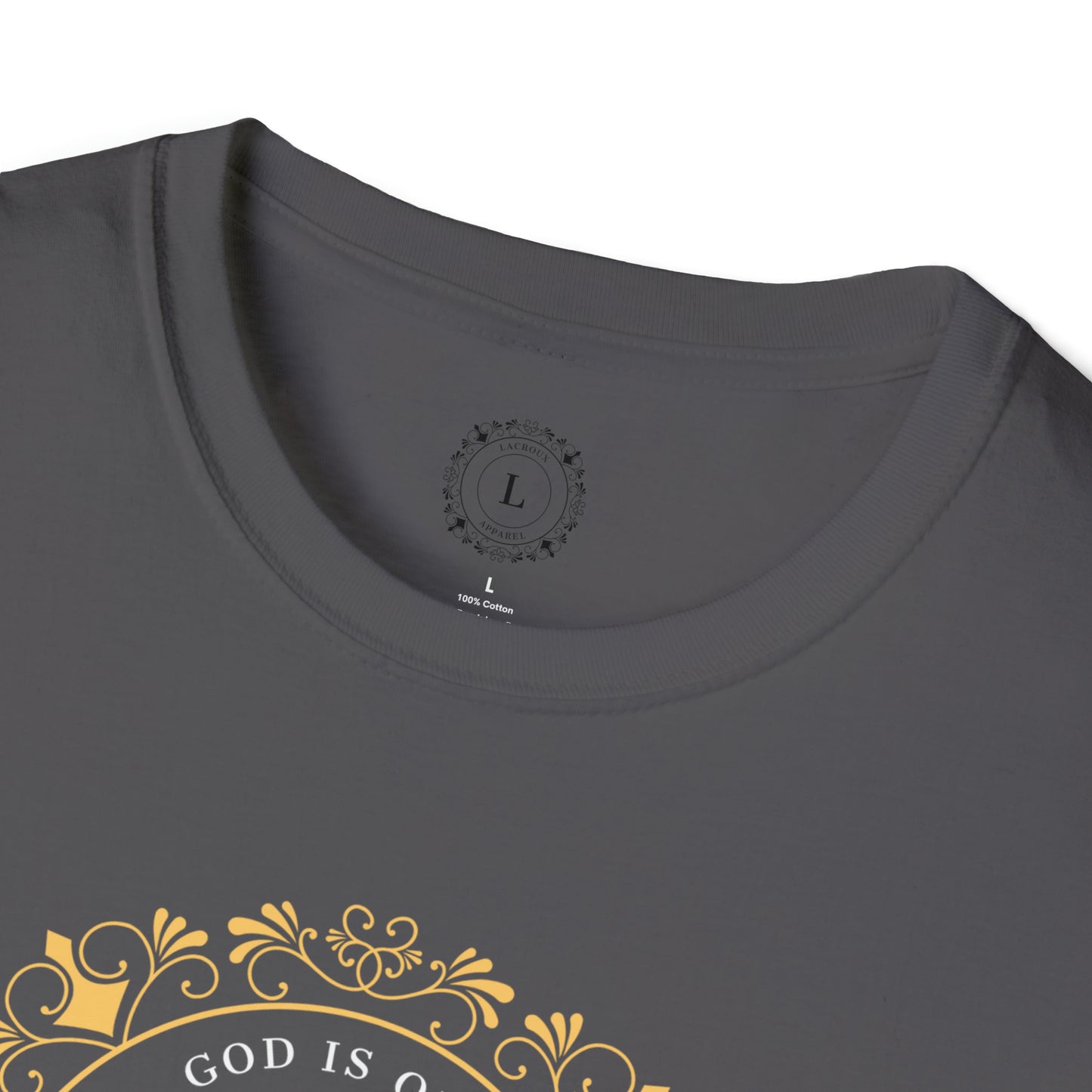Heren & Dames Softstyle T-Shirt God is One 01
