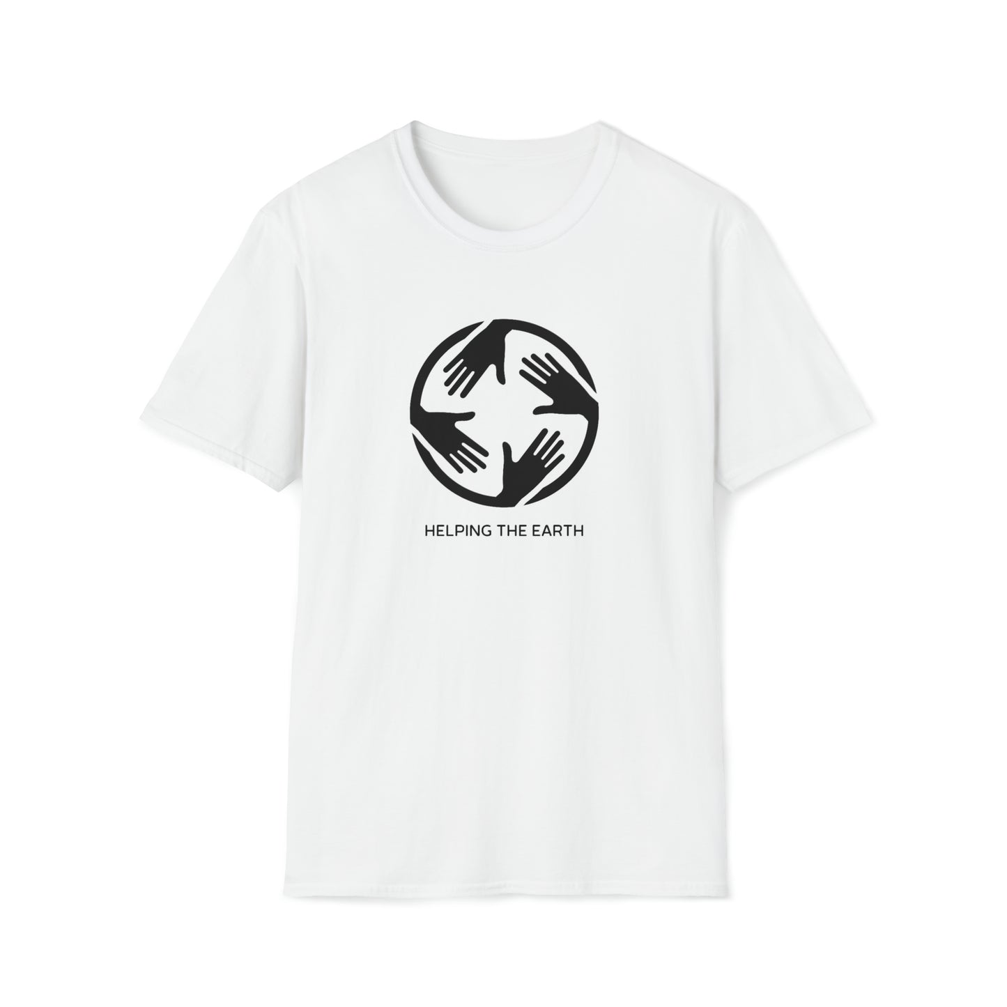 Heren & Dames Softstyle T-Shirt Helping the Earth 02