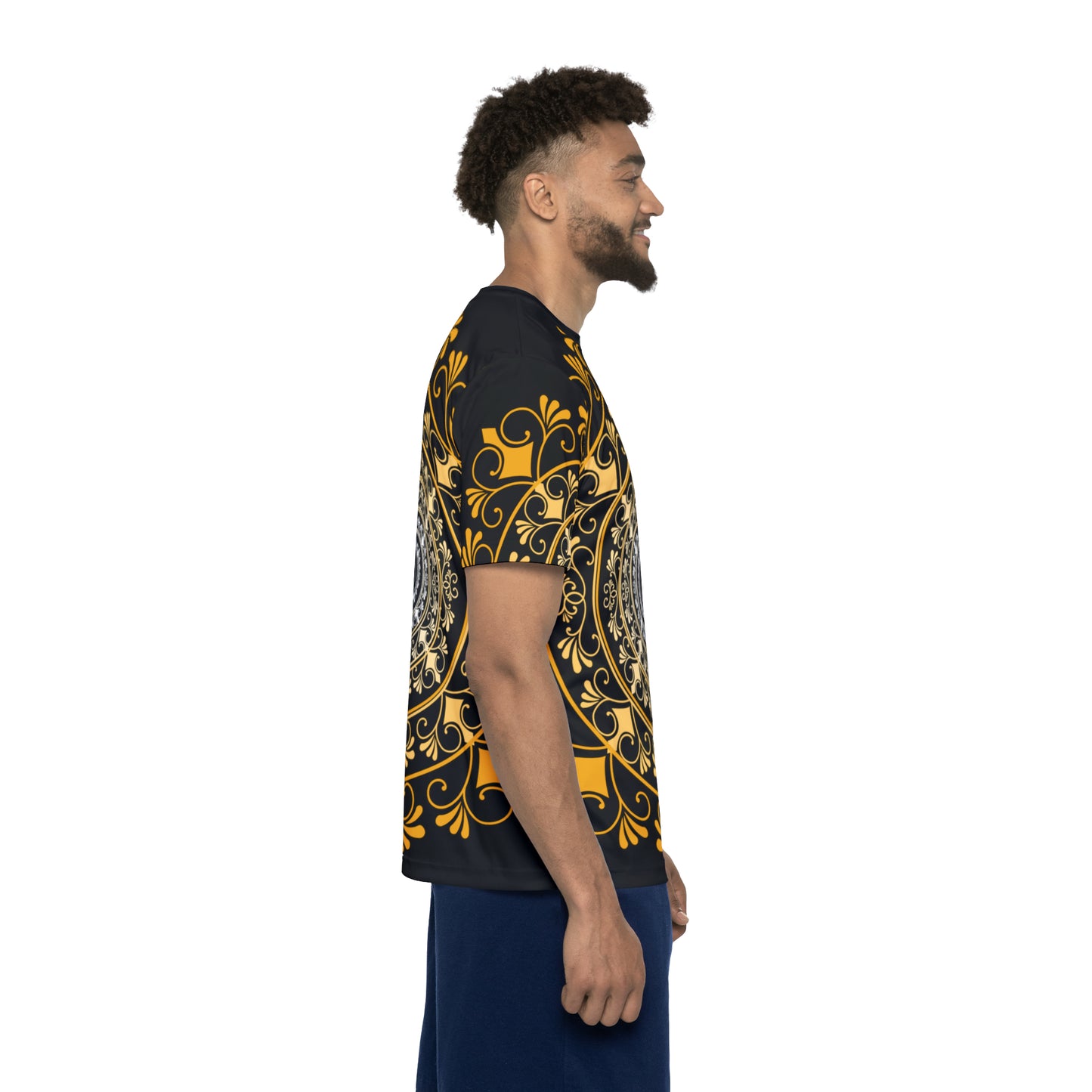 Heren Sports Jersey (AOP) Lacroux Logo Collection Sunburst