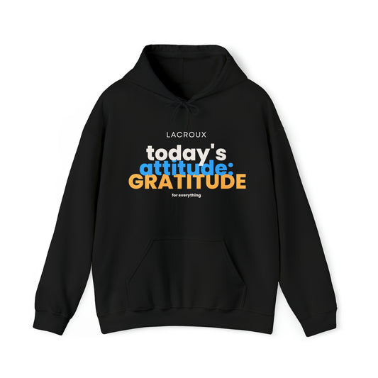 Heren & Dames Heavy Blend Wear Motivation 011 Hooded Sweatshirt 'GRATITUDE'.