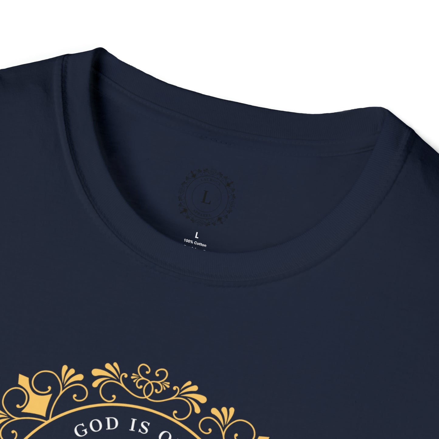 Heren & Dames Softstyle T-Shirt God is One 01
