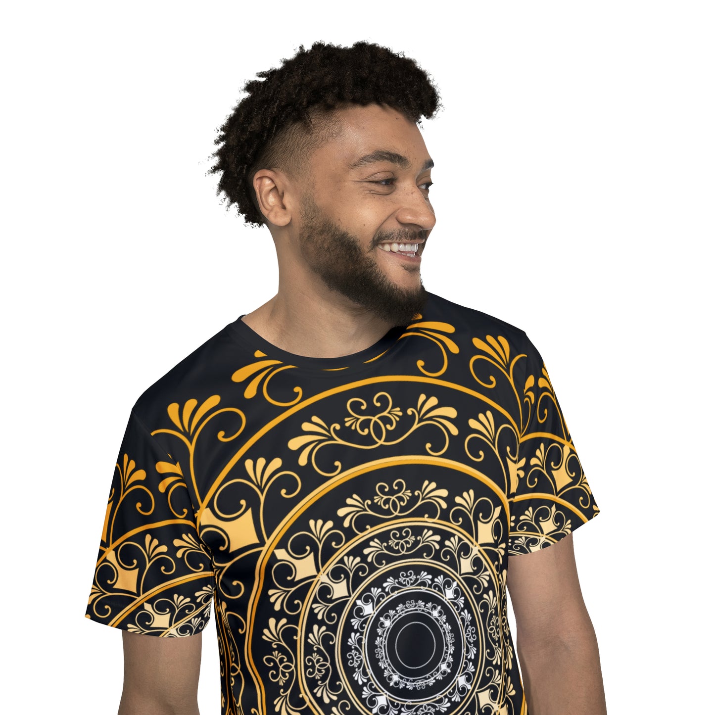 Heren Sports Jersey (AOP) Lacroux Logo Collection Sunburst