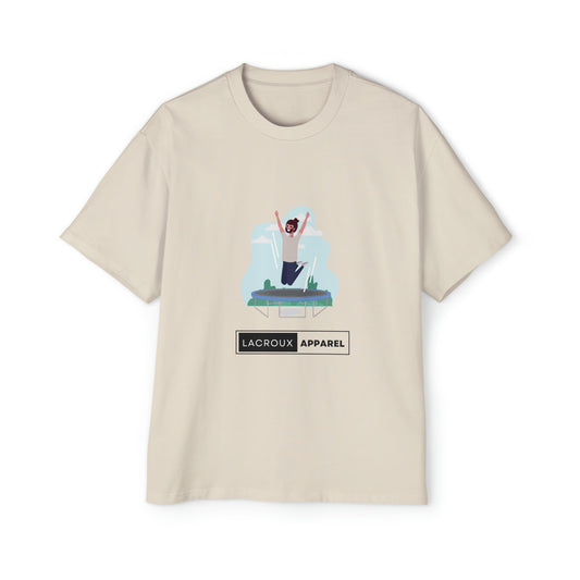 Heren Heavy Oversized Tee Trampoline The Child In Me 09