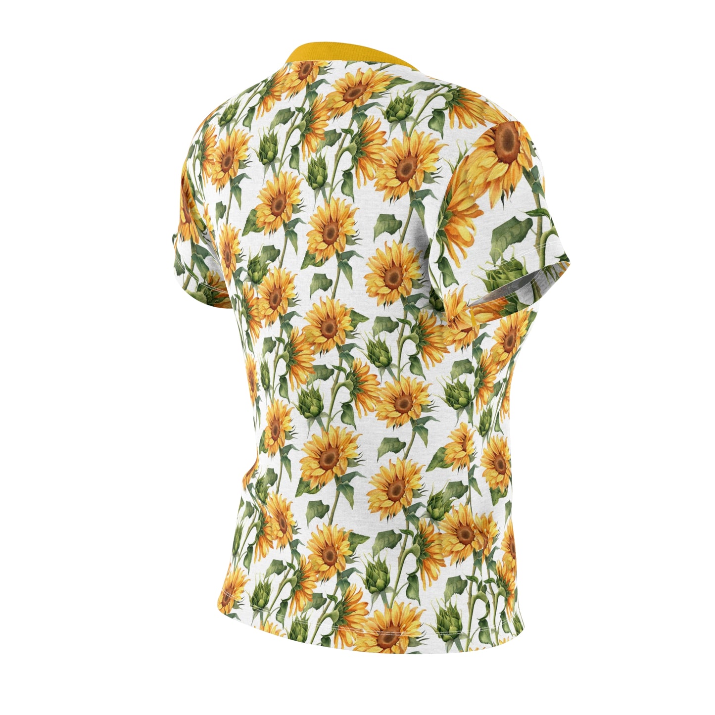 Dames Cut & Sew Tee Sunflower All over print