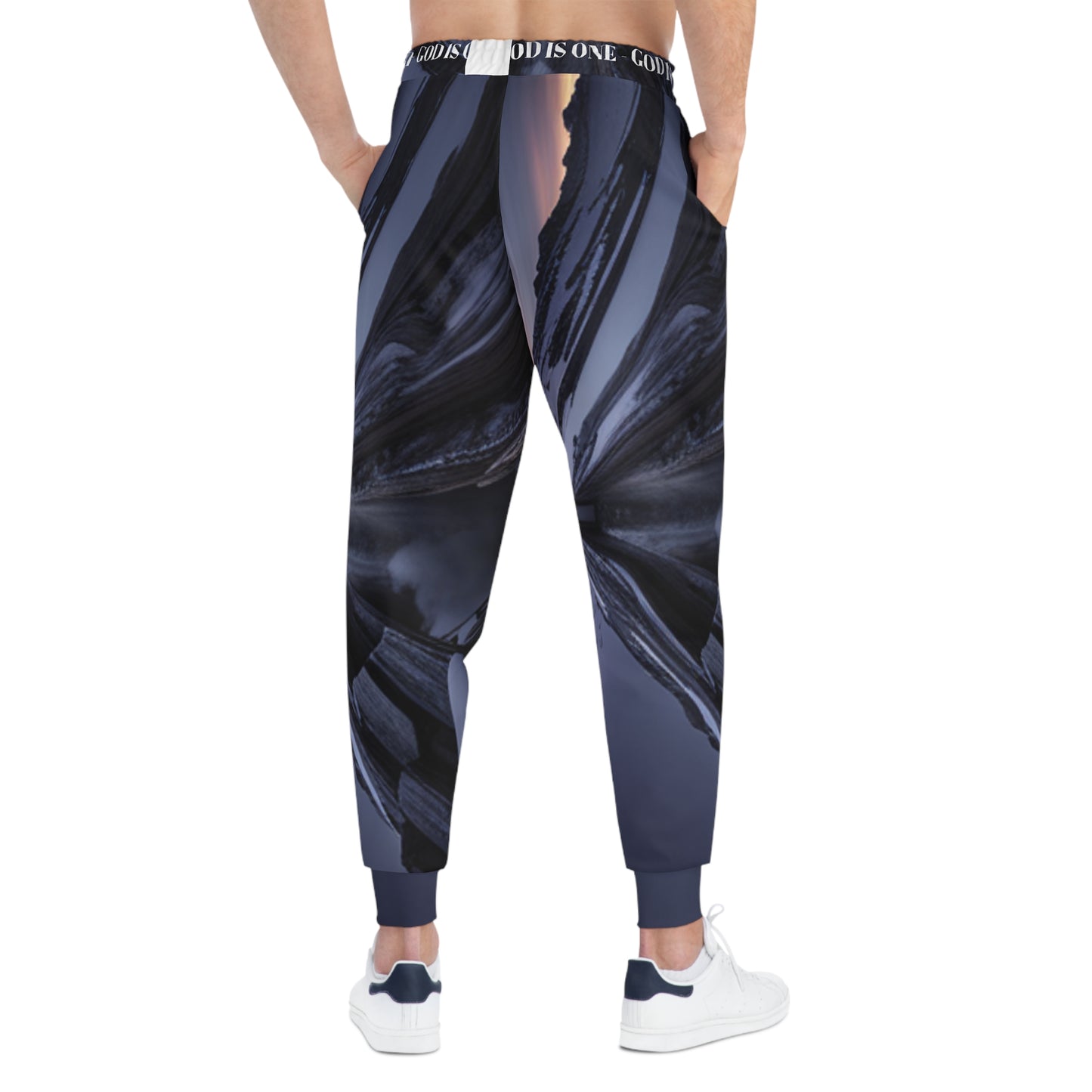 Athletic Joggers (AOP) Heren Bottoms God Is One 08