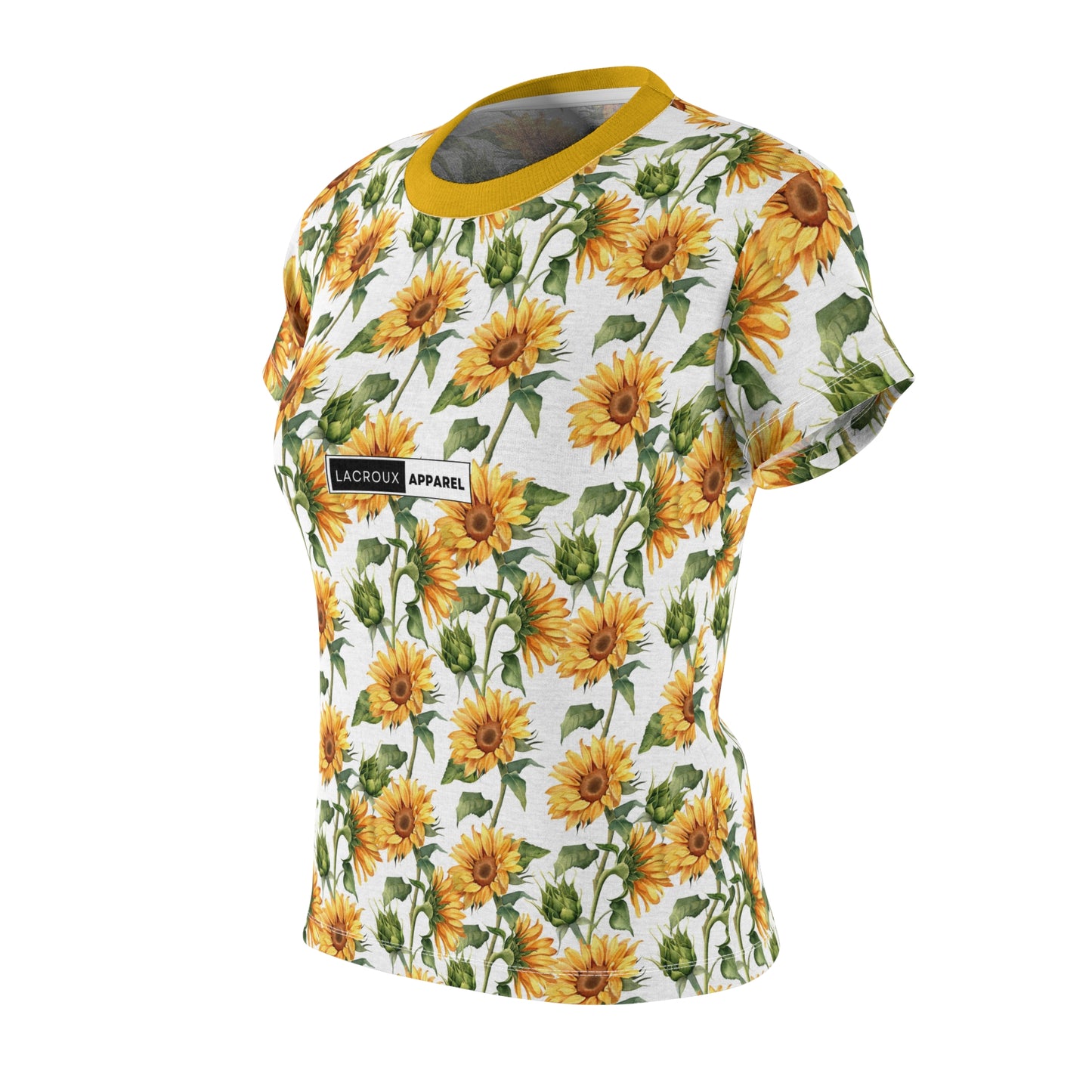 Dames Cut & Sew Tee Sunflower All over print