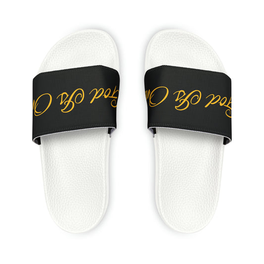 Heren & Dames PU Slide Sandals God Is One 10