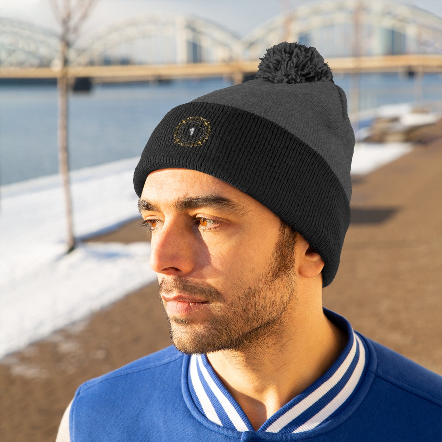 Pom Pom Beanie  - Head wear (God is One) 11