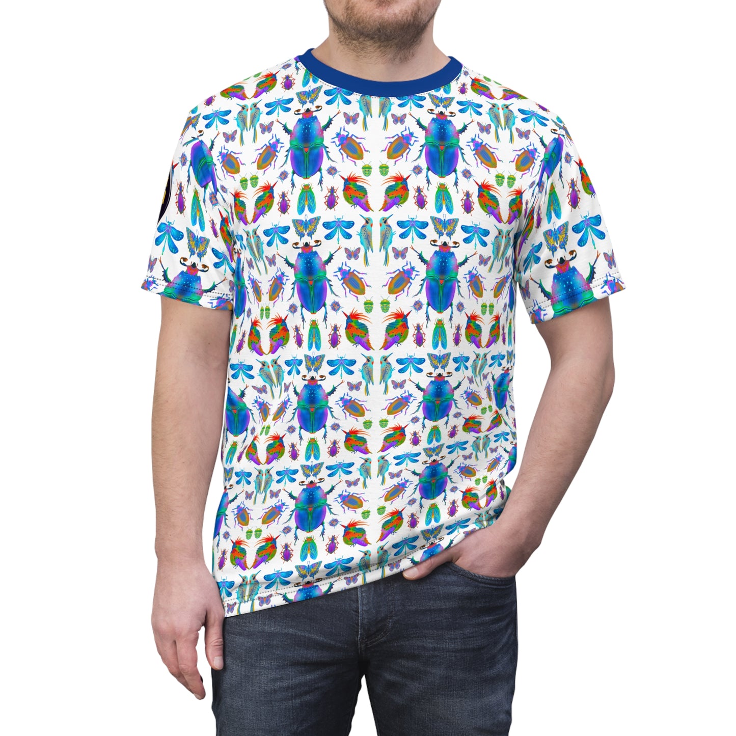 Heren & Dames Cut & Sew Tee Bug All over print