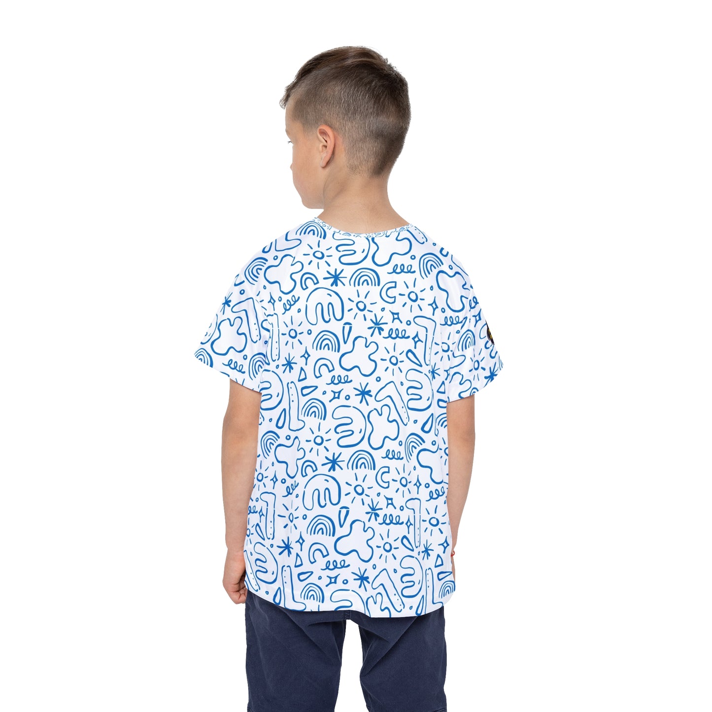 Kids Sports Jersey Doodle All over print