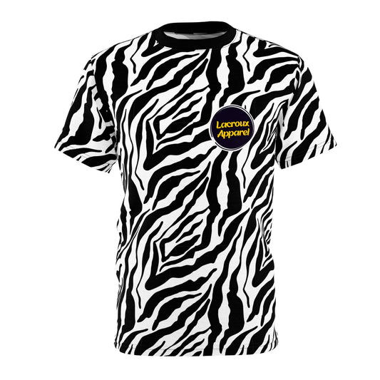 Heren & Dames Cut & Sew Tee Zebra Allover print
