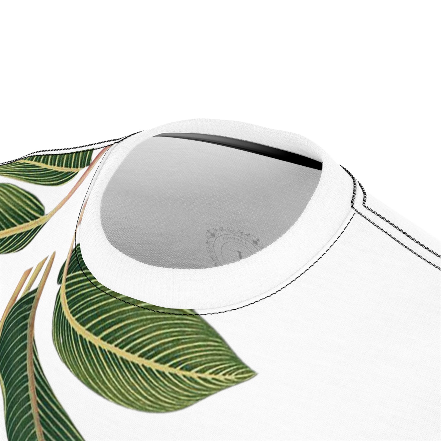 Heren & Dames Cut & Sew Tee Large Leaves Helping the Earth 08