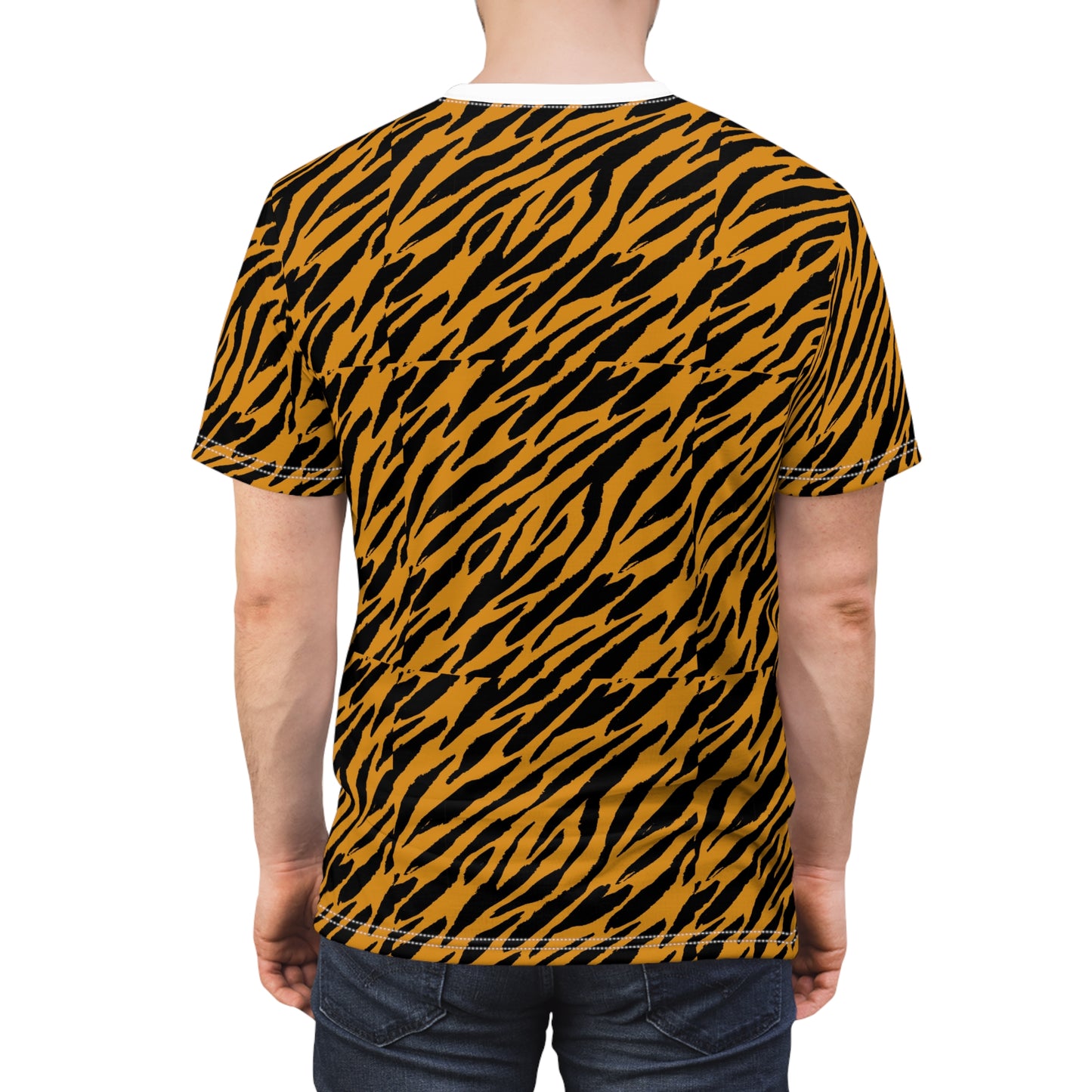 Heren & Dames Cut & Sew Tee Tiger All over Print