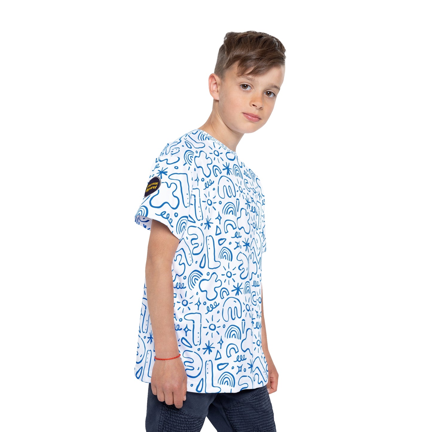 Kids Sports Jersey Doodle All over print
