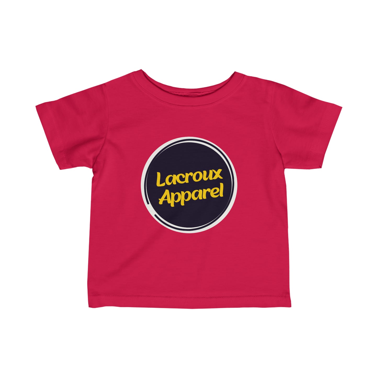 Infant Fine Jersey Tee - Identity Logo Collection Lacroux Apparel