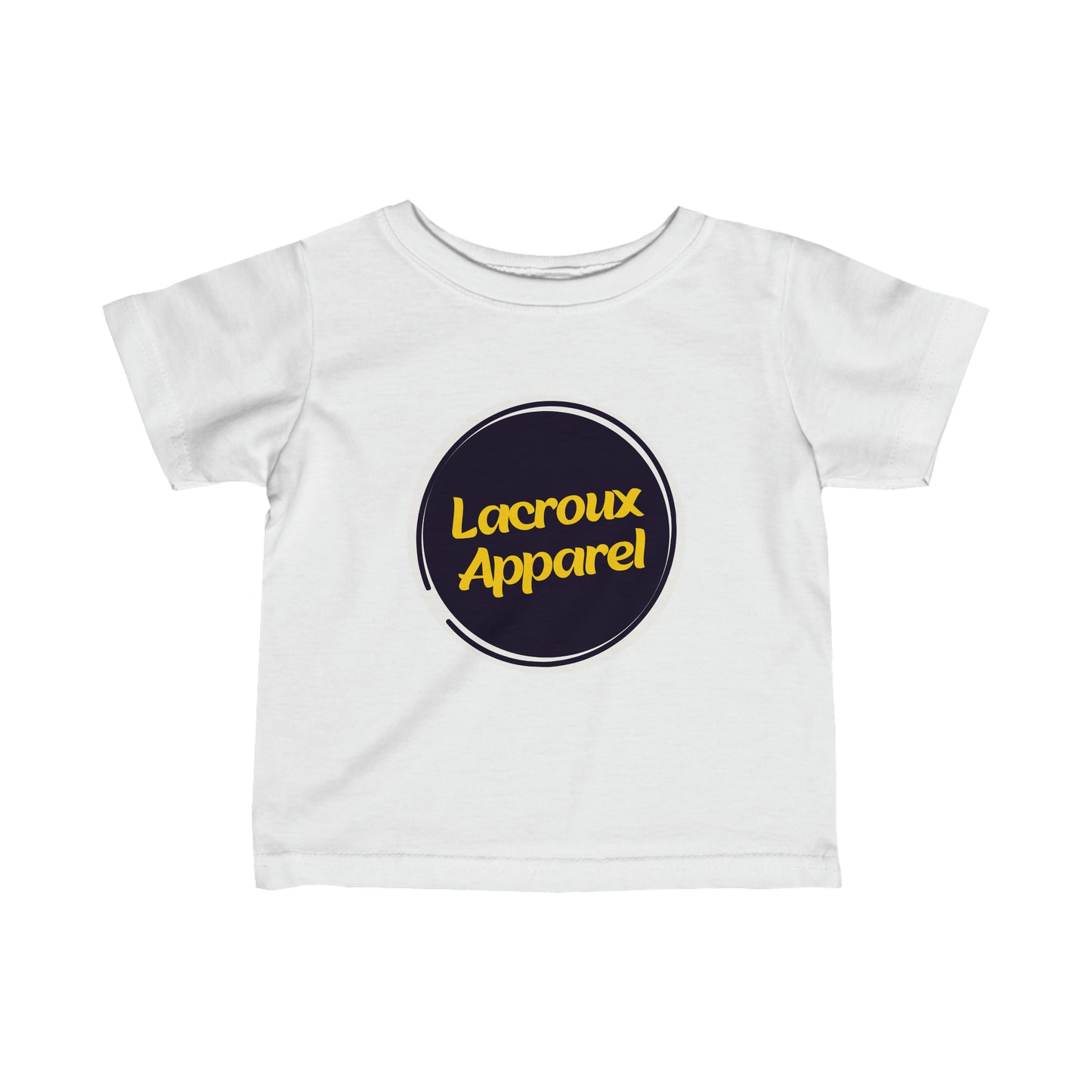 Infant Fine Jersey Tee - Identity Logo Collection Lacroux Apparel