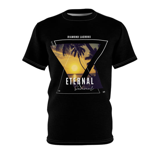 Heren & Dames Cut & Sew Tee (AOP) 'Eternal Summer' - Lacroux Summer Collection