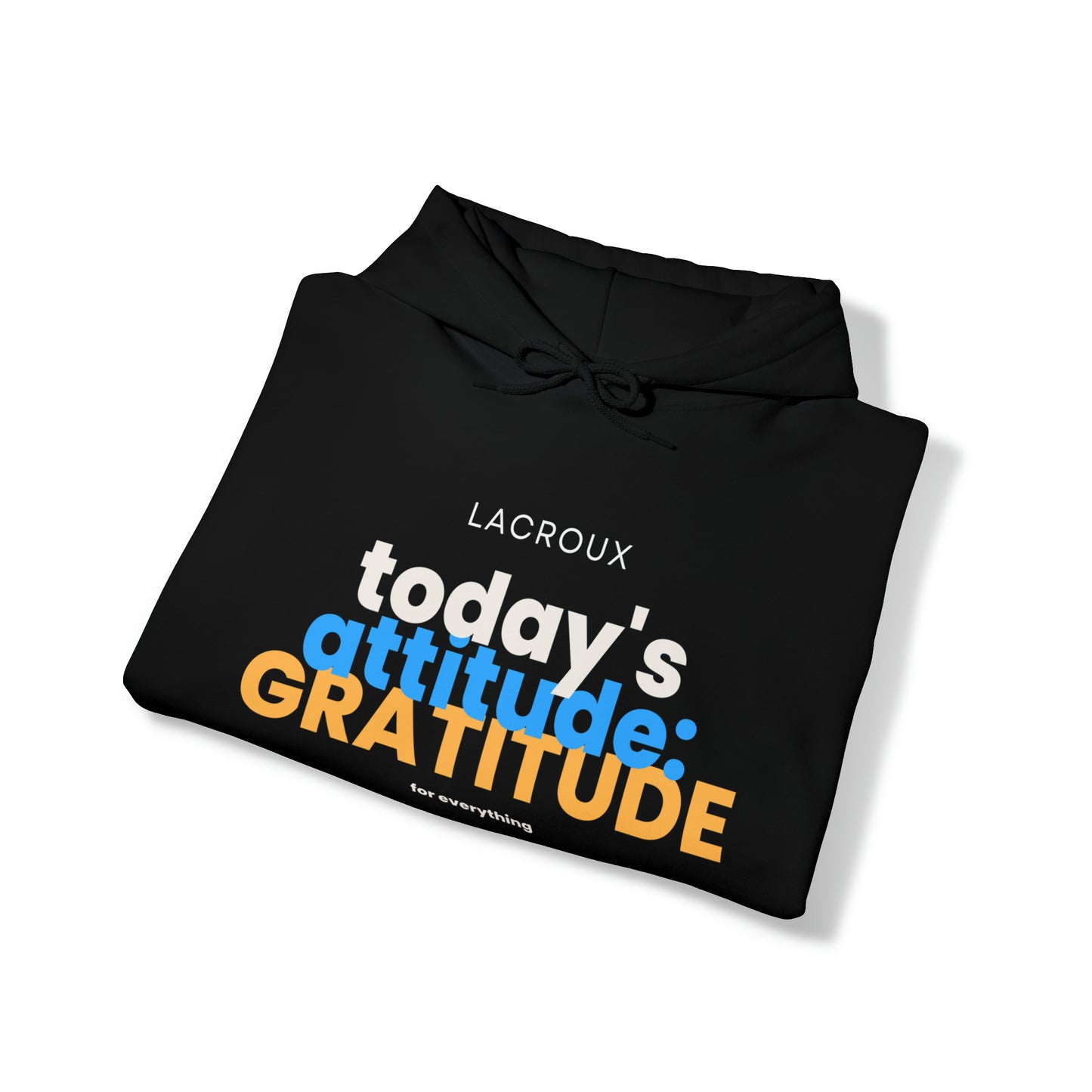 Heren & Dames Heavy Blend Wear Motivation 011 Hooded Sweatshirt 'GRATITUDE'.