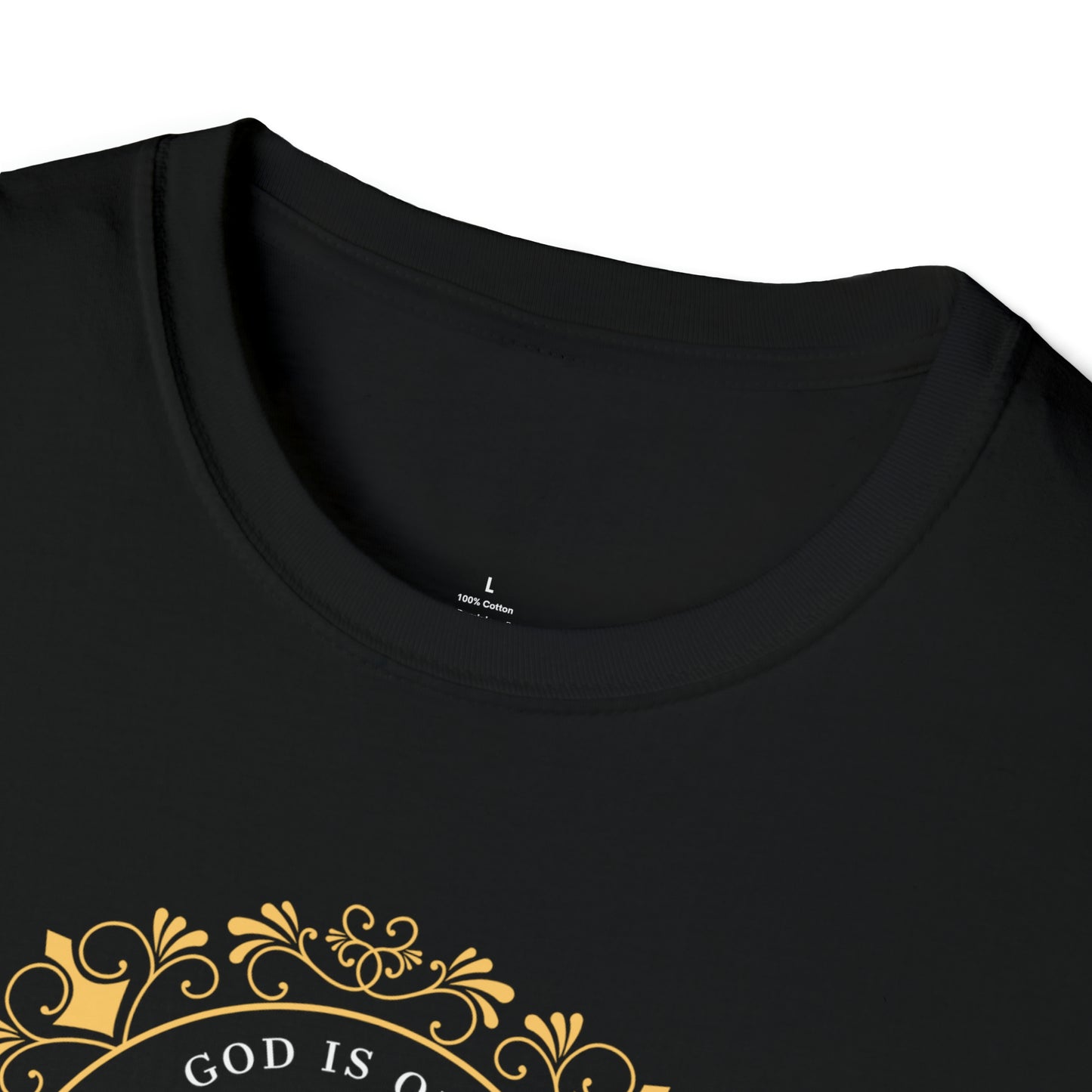 Heren & Dames Softstyle T-Shirt God is One 01